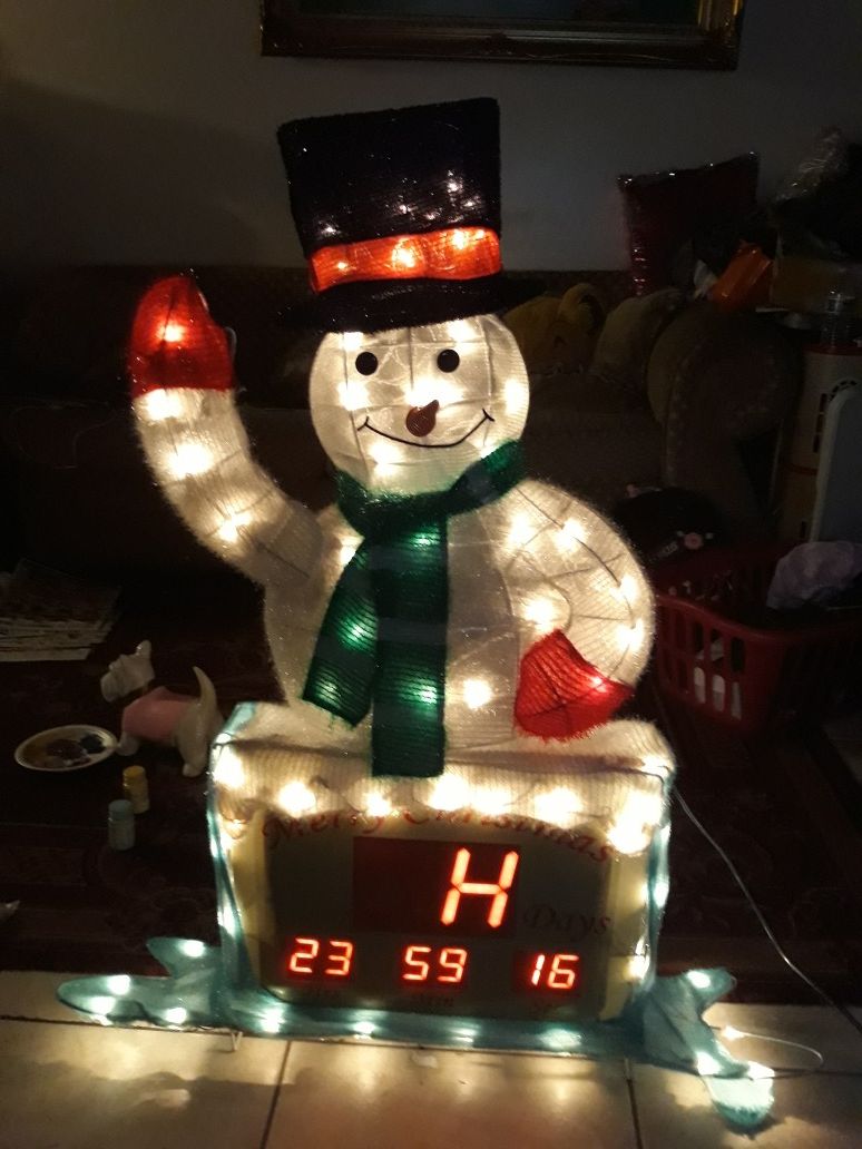 Christmas countdown in good condition light up $45