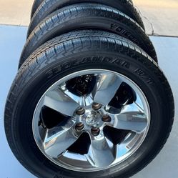 Good Set ! Dodge Ram 20" Wheels & Like New Tires 💯 