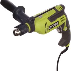 Ryobi D620H 5/8" 6.2 Amp 2,700 RPM Heavy Duty Variable Speed Reversible Hammer Drill w/ Depth Stop Rod and Chuck Key Storage