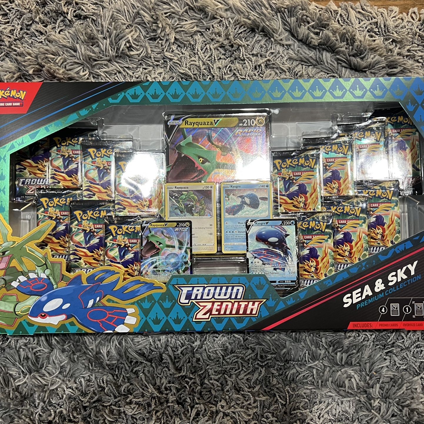 crown zenith sea and sky booster box Pokmon TCG: & Premium Collection IT'S TIME! Sports Cards, TCG eSports With this collection Pokmon Crown Zenith Sea &