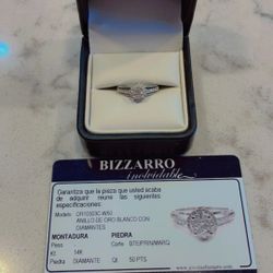 Solitaire White Gold 14KG