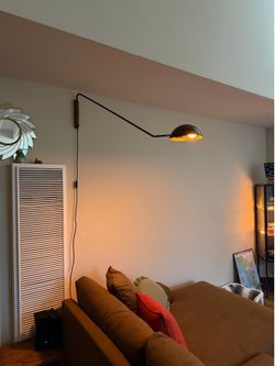 swing dome wall light cb2