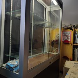 Glass cabinet .aluminum frame