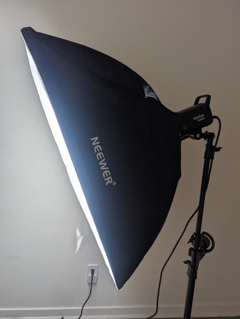 Godox Studio Light With Soft Box And Stand