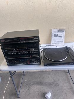 Sanyo System 685 vintage audio component set