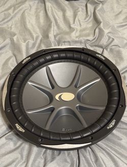 KICKER CVX 12 inch subwoofer 4 ohm dvc with box