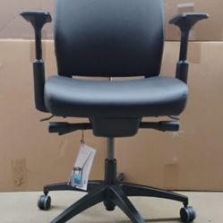 Brand New SitOnIt Amplify Black Leather Office Chair Fully Adjustable - Still Available 