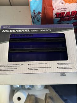 US General Mini Toolbox – Purple – Brand New in Box