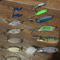 ACME Kastmaster Trout Fishing Lures.