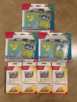 Pokémon TCG 30th Celebration Tech Sticker & Knock Out Collection Bundle