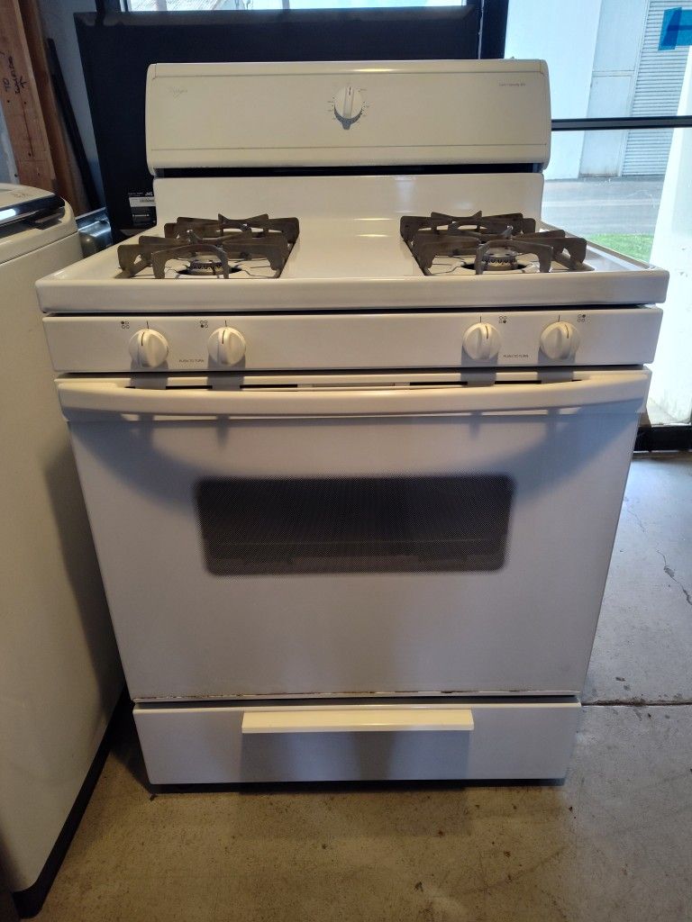 Whirlpool White 30" GAS Stove 