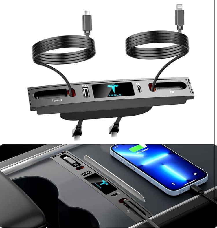 Tesla USB Center Charging Hub