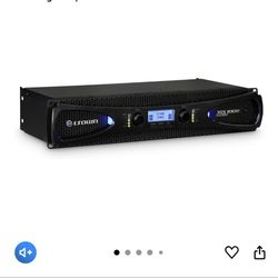 Crown, 2 Channel Class D DriveCore Professional Power Amplifier with DSP, Band Pass Filters & Peakx Limiters. XLR/RCA Inputs, Black, 350-Watts (XLS100