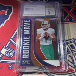 Tua Tagovailoa Rookie Graded Football Card
