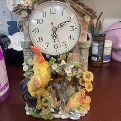 Chicken Decor Clock 