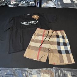 Burberry shorts & shirts