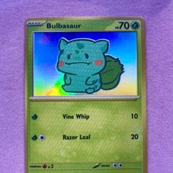 Bulbasaur – Gentle Garden Glow Holographic Pokémon Card ✨