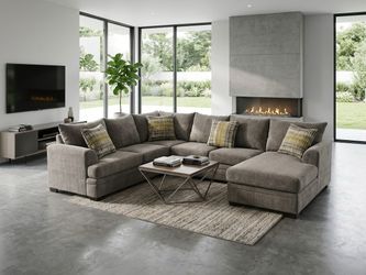 Grey sectional couch!!