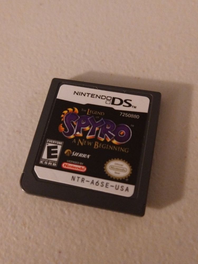 Nintendo DS Game Spyro A New Beginning