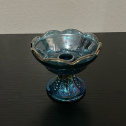 Antique Carnival Glass (candle holder)