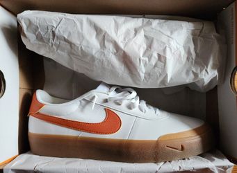 Nike Court Shot White/Campfire Orange