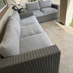 Living Spaces Backyard Couches 