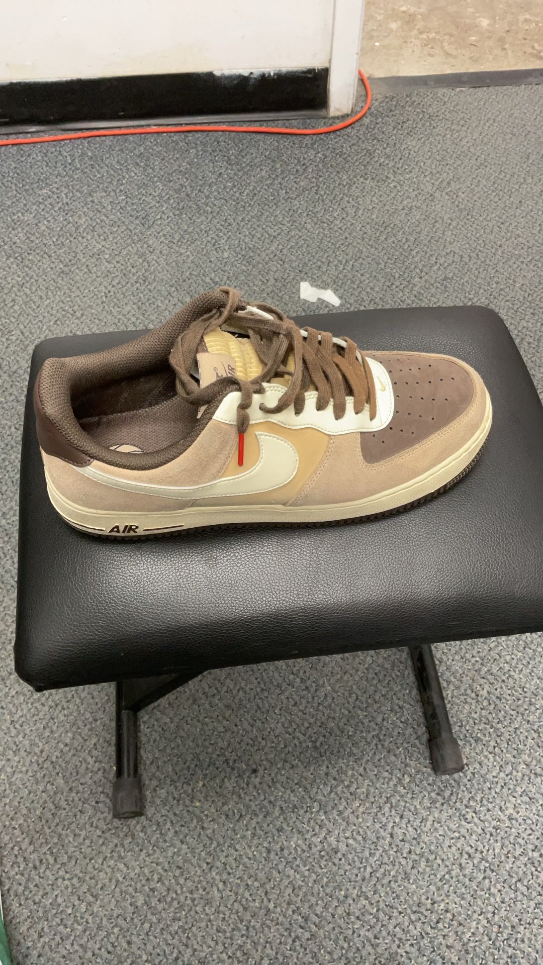 Brown Nike Air Force 1s Low