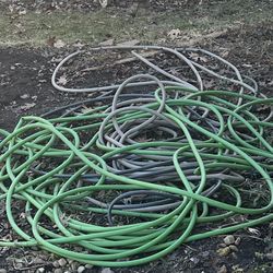 Three Garden Hoses 