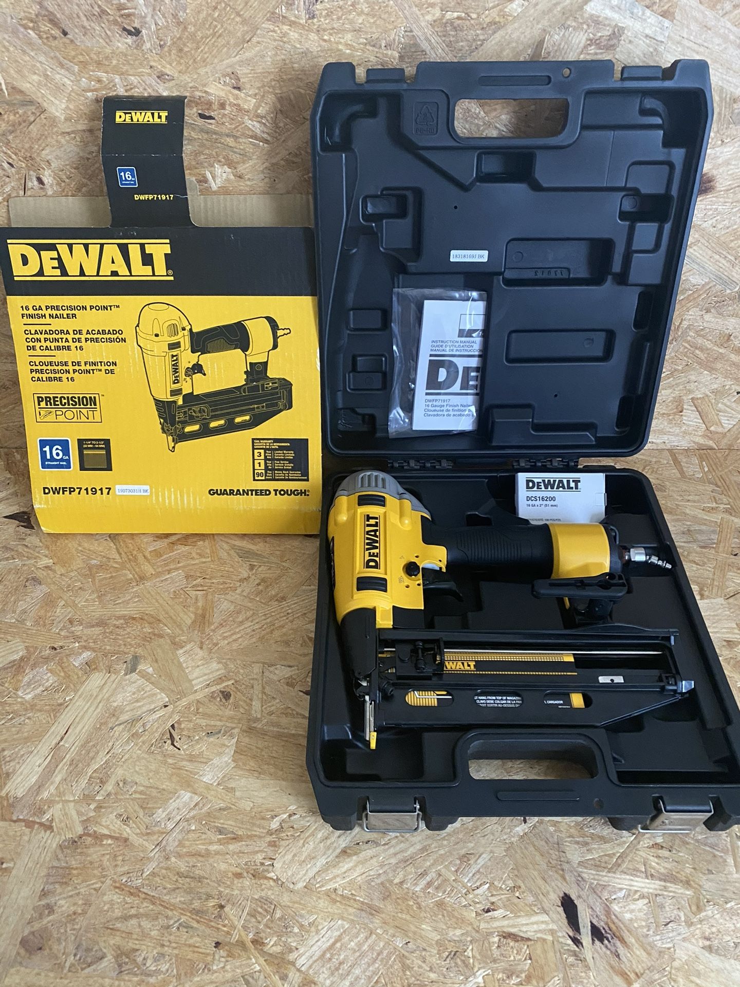 Dewalt Finish Nailer 16ga