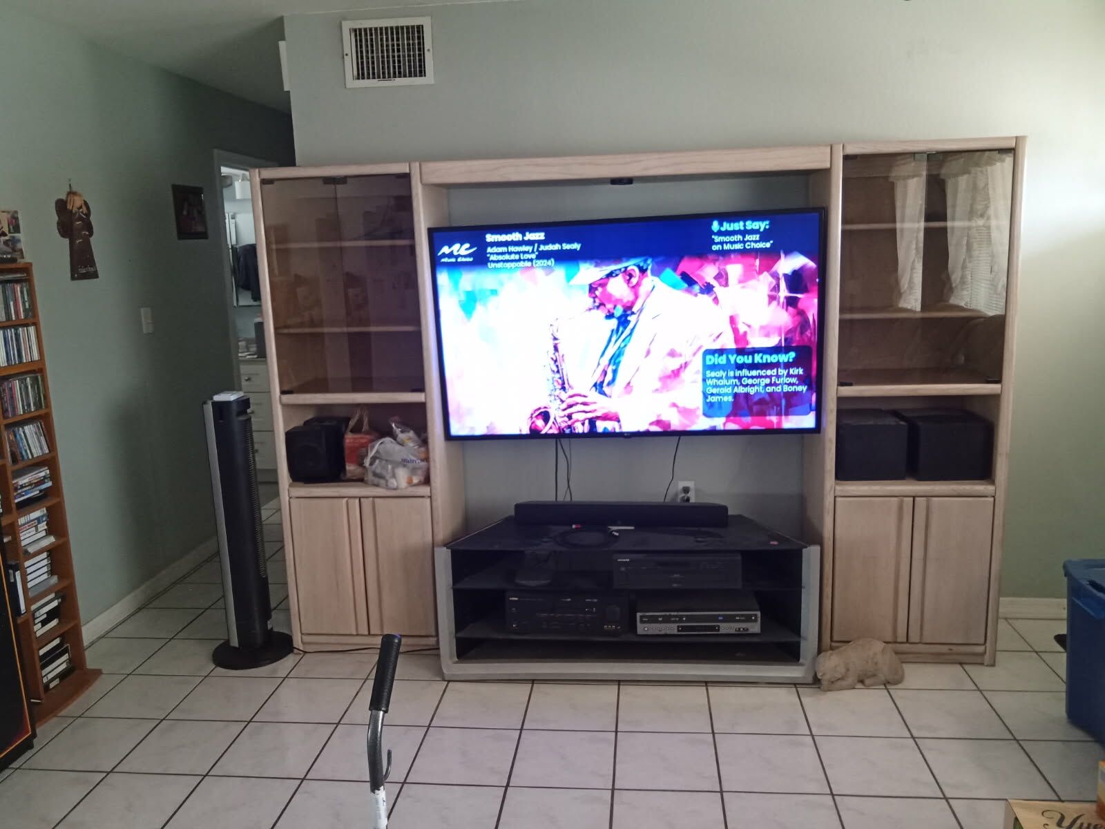 Entertainment Center/shelving For Storage