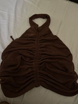 Brown Halter Top