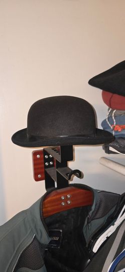 Black Wool Bowler Hat Halloween Costume