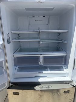 Stainless steel Refridgator 3 door. Freezer. Washer. Dryer