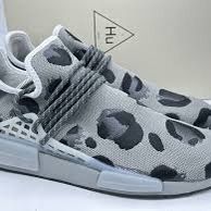 Adidas NMD Hu Pharrell Animal Print Ash Grey Size 9