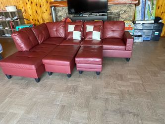 Leather couch