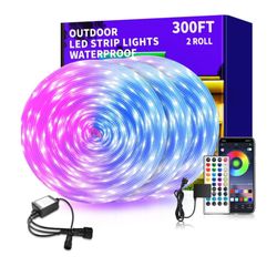 300 ft Outdoor LED Strip Lights - New  