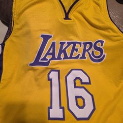 Lakers Jersey 16 GASOL Size XL