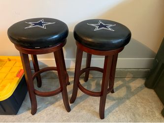 2 Dallas Cowboys Barstools Used
