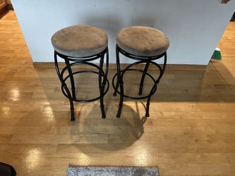Antique Brass Iron Barstools