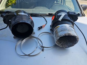 2 6-inch Can-Fan inline Units