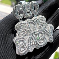 CEO 80s Baby Pendant iced jewlery