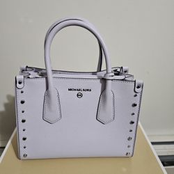 MK Medium Tote Handbag White