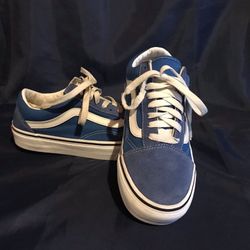 Mens Blue vans sneakers size 6.5