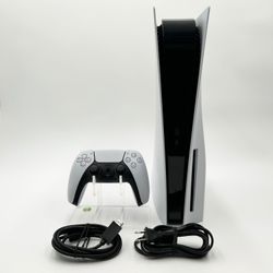 Sony PlayStation 5 Disc Edition PS5 825GB White Console Gaming System CFI-1115A