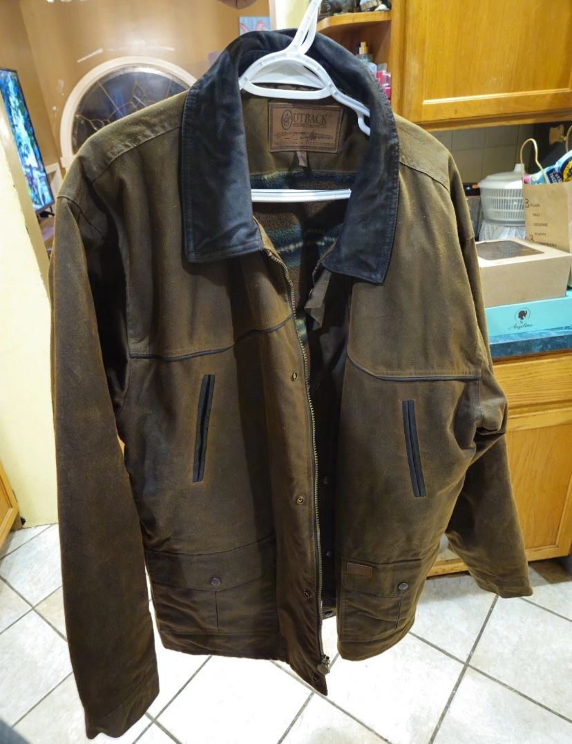 Outback Trading Co. Oilskin Jacket Sz XXL