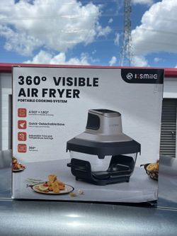 Air fryer visible