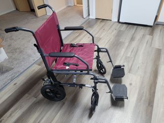 Medline folding transport chair