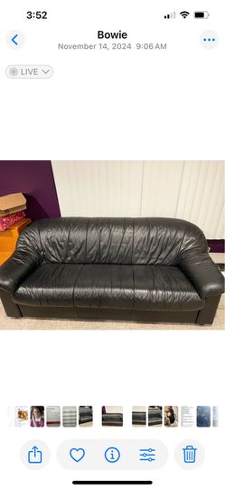 Black sofa