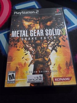 Metal Gear Solid 3: Snake Eater PS2