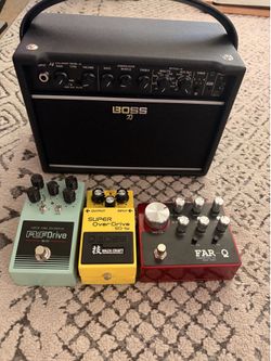 Boss Katana Mini X and drive pedals READ AD